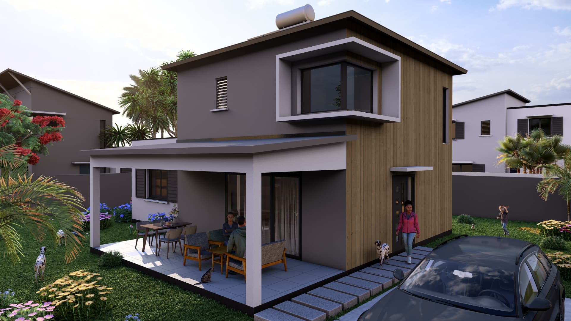 Villa Tournesol — rendu 3D du modèle