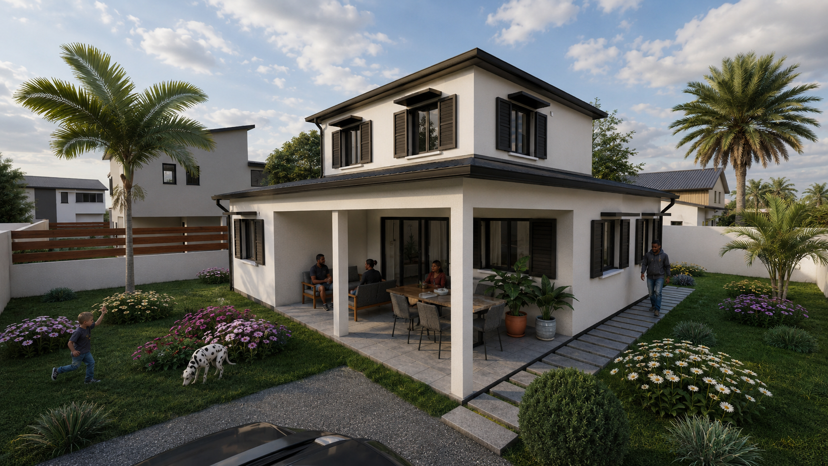 Villa Quinoa — rendu 3D du modèle