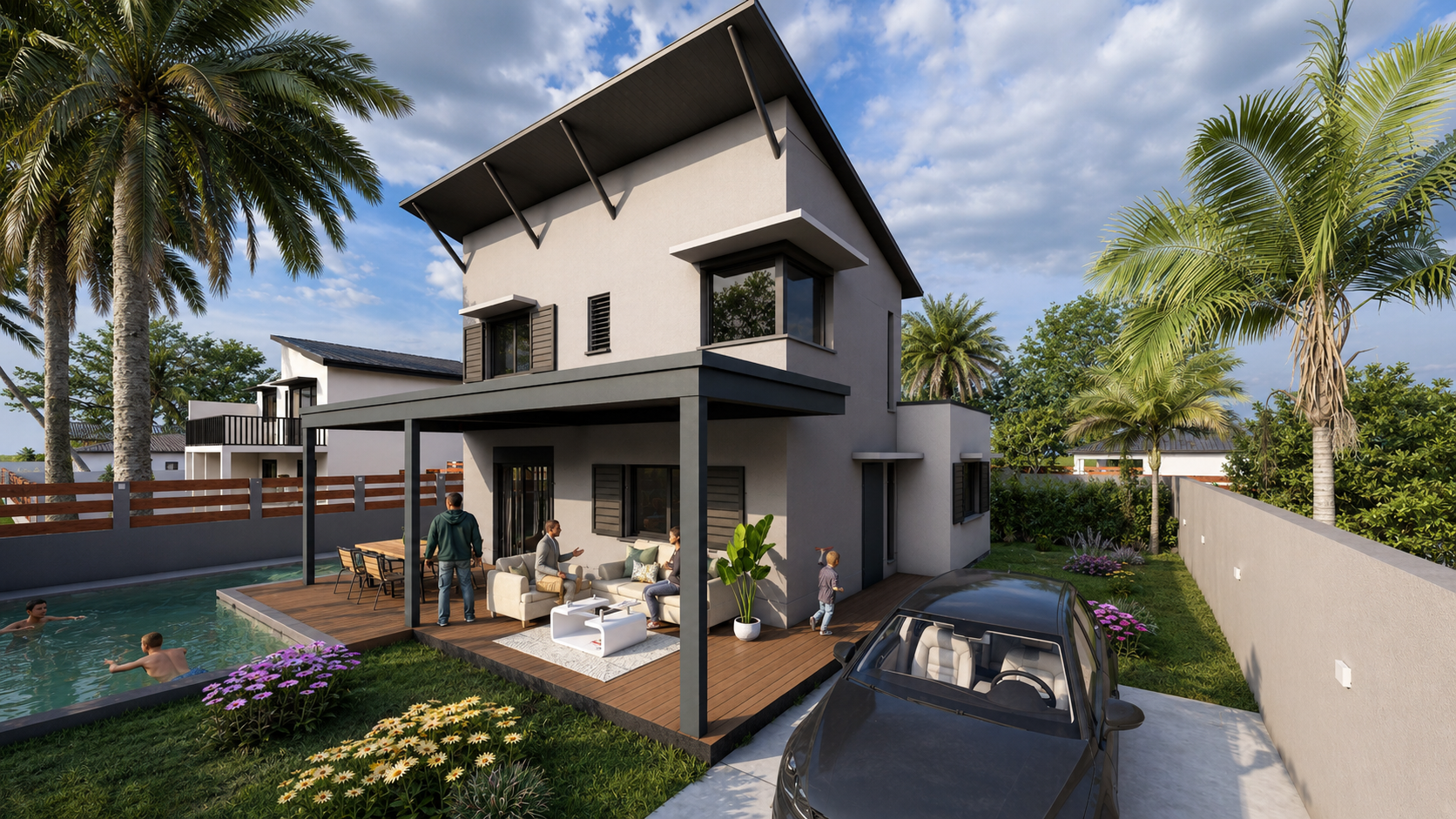 Villa Séquoia — rendu 3D du modèle