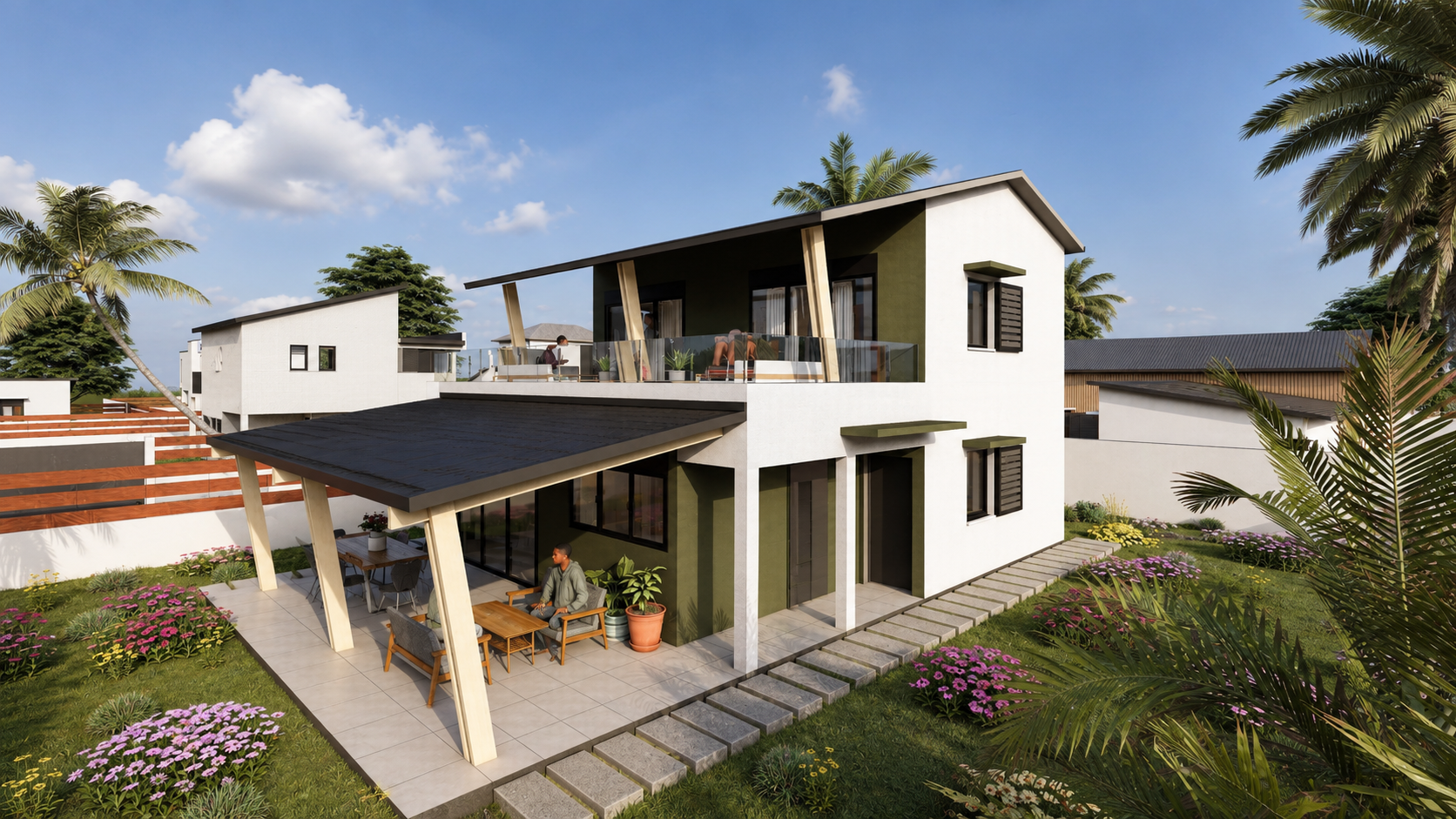 Villa Azalée — rendu 3D du modèle