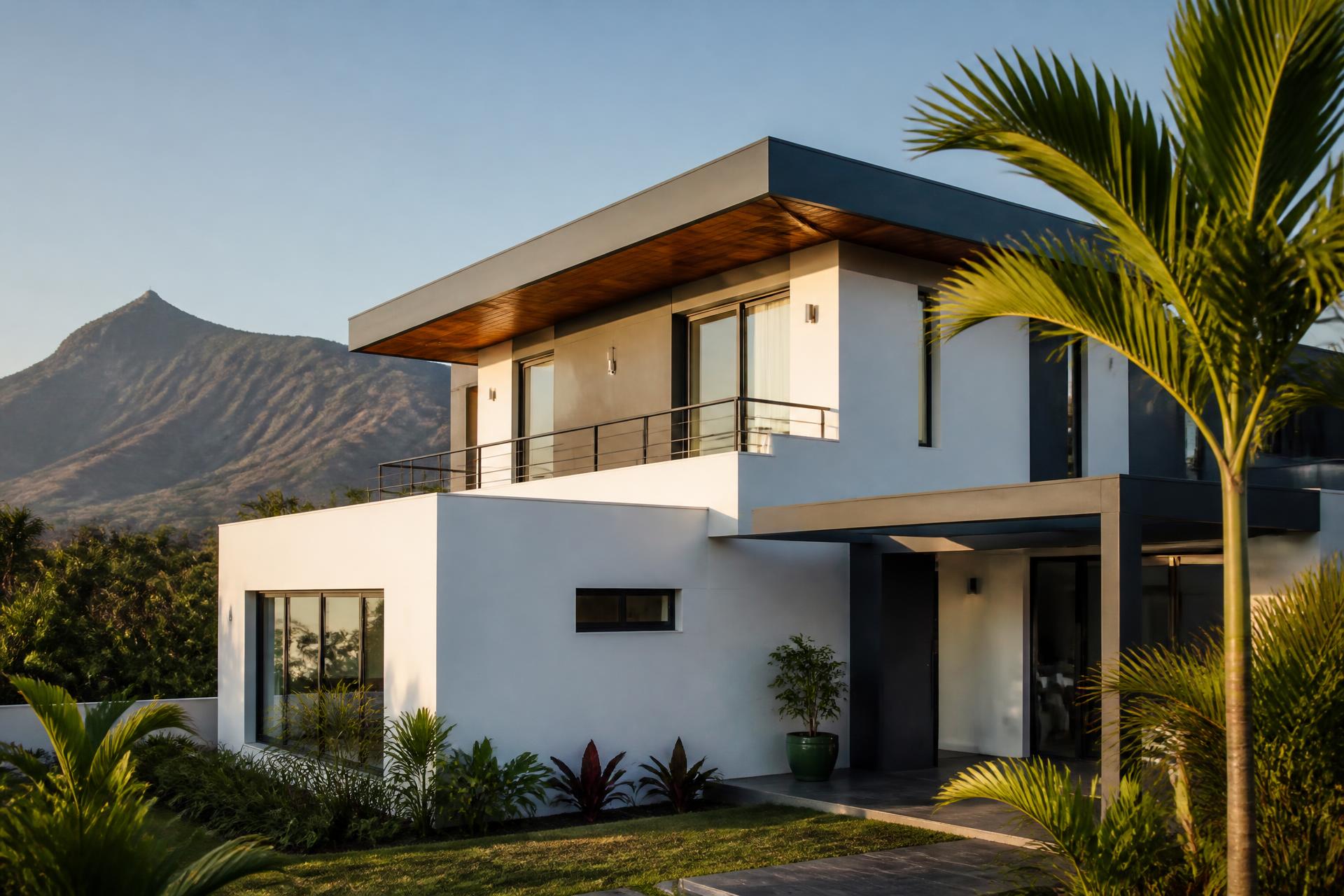 Maison individuelle contemporaine construite dans le sud de La Réunion